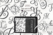 Cursive Letters Procreate Stamps 025, a Brushes & More by Drawberx (Thumbnail 1 of 9)