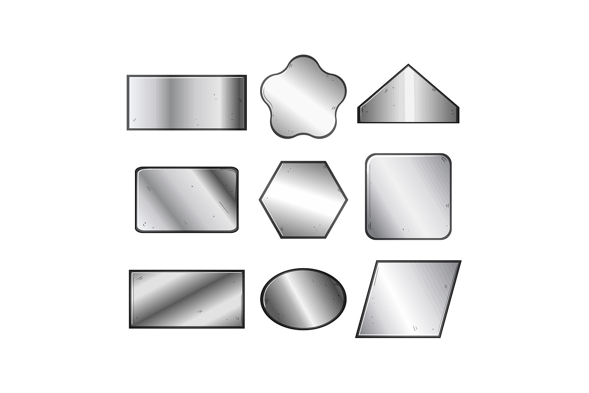 Collection of metal blank banners, an Object Graphic by pikepicture (Photo 1 of 3)