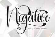 Negative | Script Font, a Handwritten Font by Scratchones (Thumbnail 1 of 9)