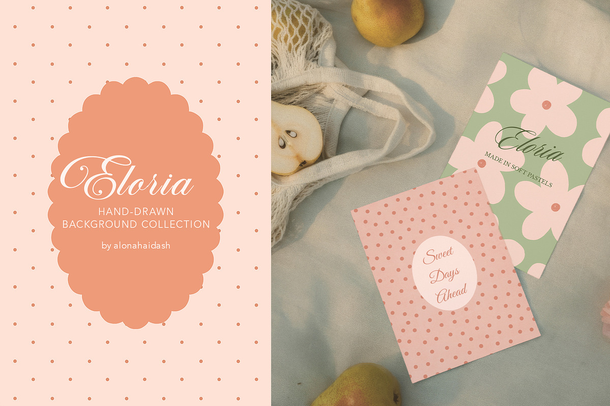 Eloria - Retro Pastel Backgrounds, a Background Graphic by alonahaidash (Photo 14 of 16)