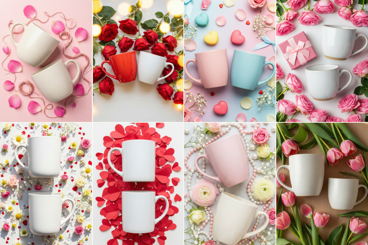 Ultra Valentine Couple Mug 1000 JPG, a Cups & Container Mockup by KennedyStudio (Photo 9 of 15)