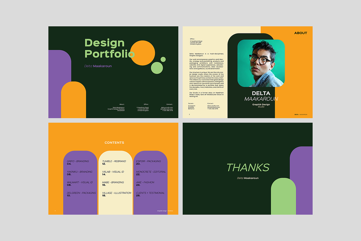 Portfolio Showcase Template, a Marketing Template by Bervisual
