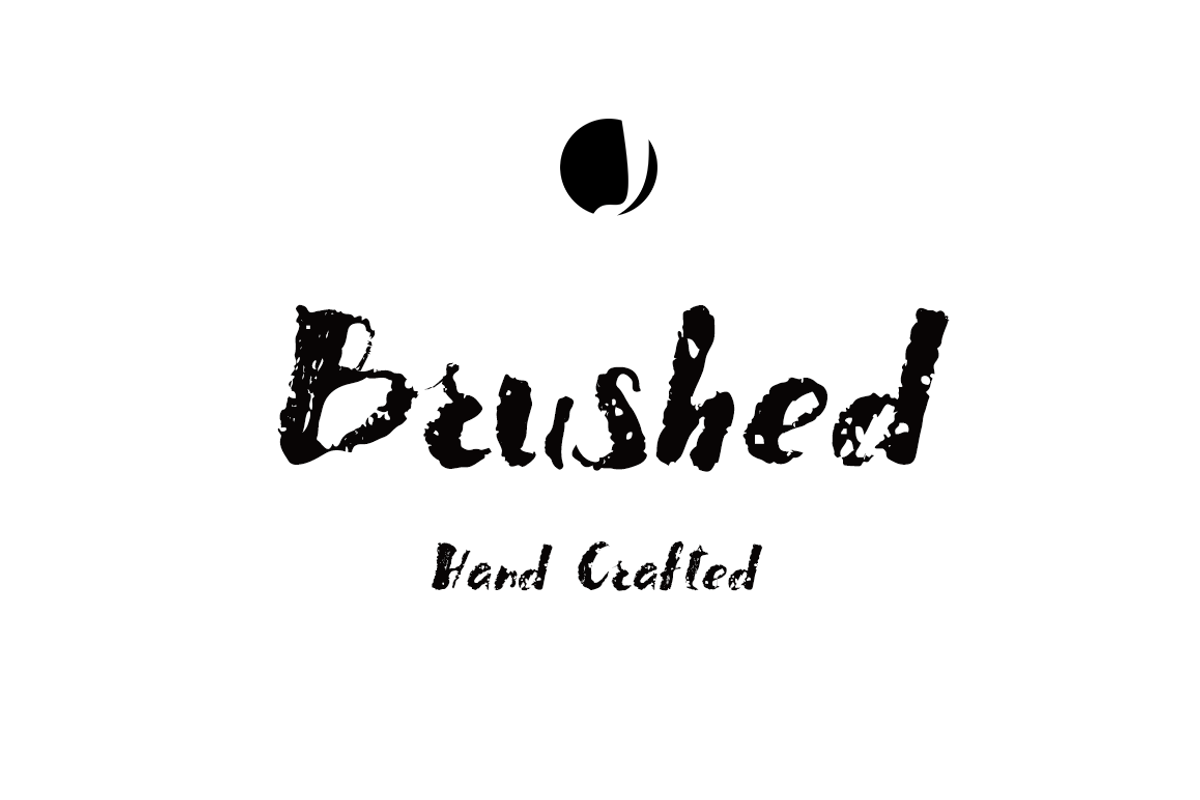 Brushed Font Rough Textured, a Script Font by Jadugar Design Studio (Photo 1 of 6)