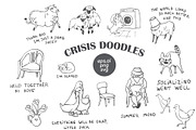 Crisis Doodles – Funny Sketches, an Illustration by Anastasiya Klempach (Thumbnail 1 of 10)