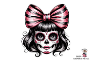 10 PNG Gothic Skull Girl PNG Clipart, an Illustration by Clipart Bloom (Thumbnail 4 of 11)