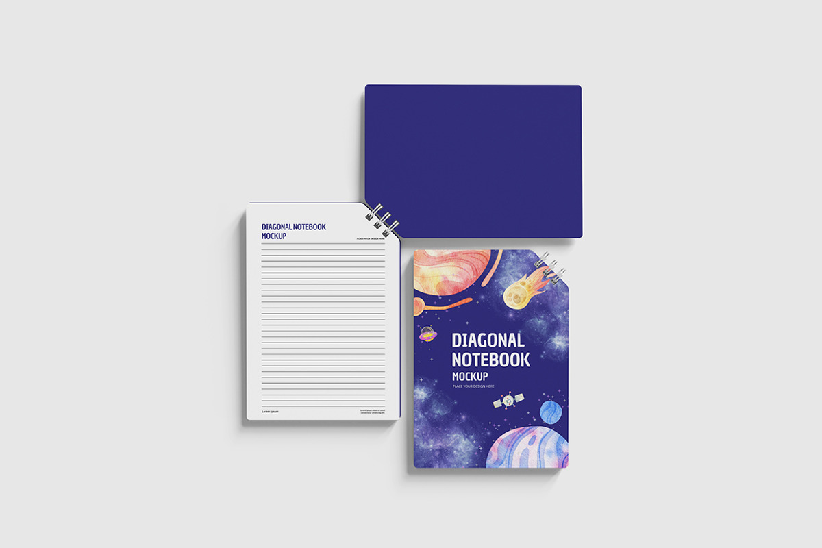 Notebook Mockup, a Product Mockup by Indah (Photo 4 of 6)