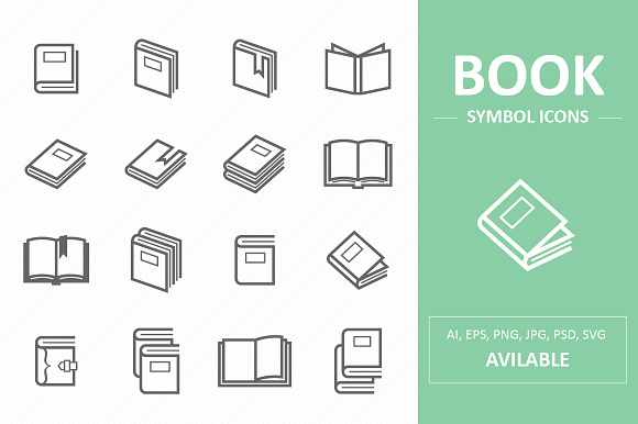 Book Symbol Icons