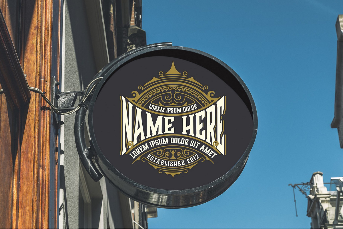Set of 20 Vintage Logos, a Branding & Logo Template by OneVectorStock (Photo 11 of 21)