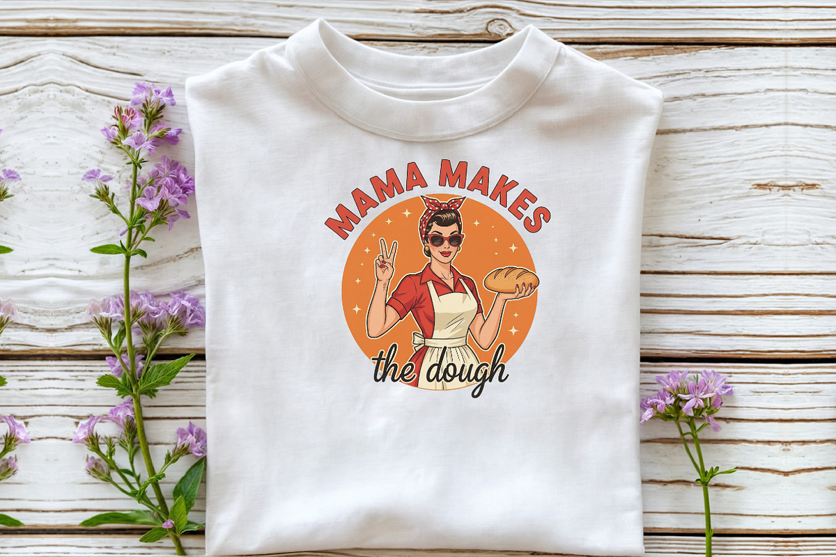Funny Sourdough,Mama Makes the Dough, an Illustration by DreamCafeArt (Photo 5 of 7)