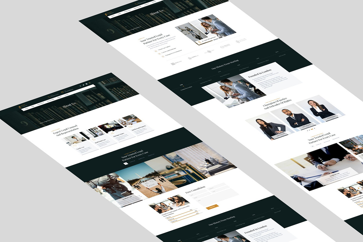 LegiStyle - Full Figma Website, a Websites & App Template by ZoomDrive (Photo 2 of 9)