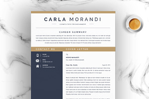 Modern Resume Template / CV Format