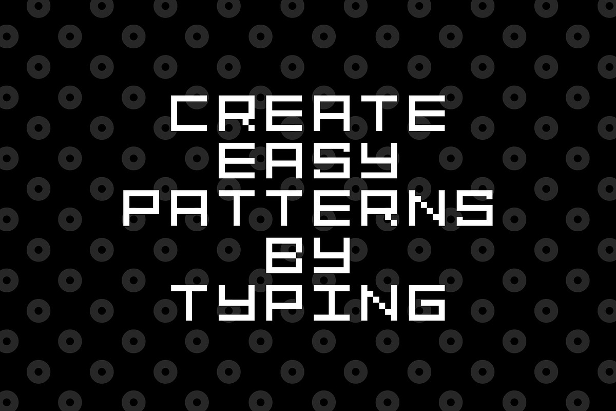 GeoBlocks-a geometric font set! preview 3