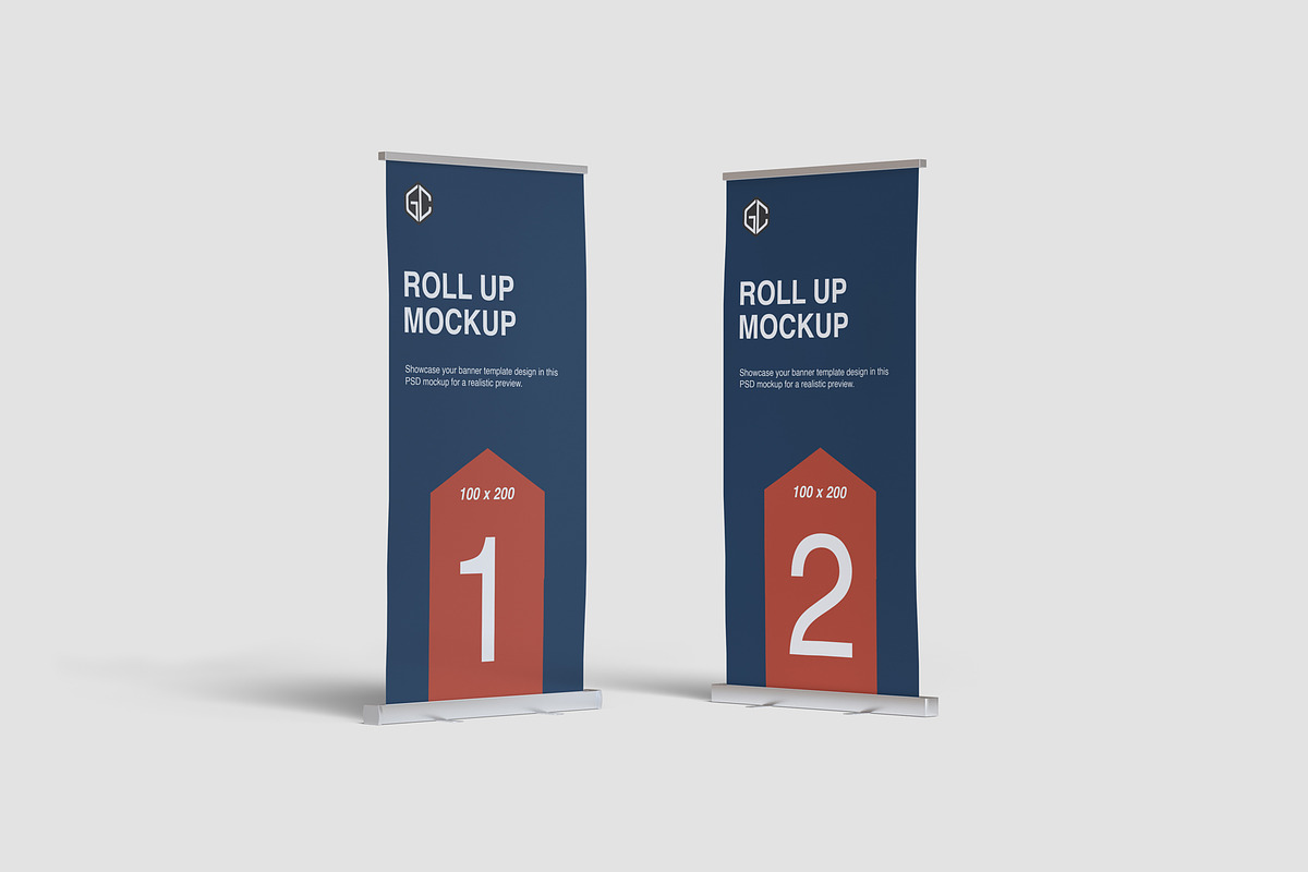 Roll Up Banner Mockups, an Advertising Mockup by graphiccrew (Photo 5 of 10)