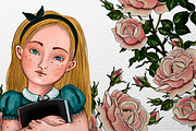 Alice in Wonderland. Png & Psd, an Animal Illustration by Kseniia (Thumbnail 5 of 7)