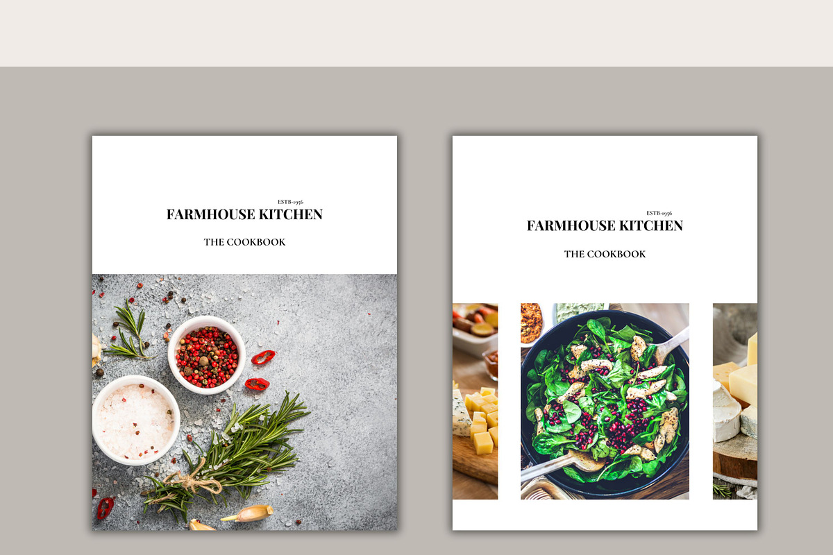 Canva Recipe Book Template, a Magazine Template by Deepa Template Studio (Photo 3 of 12)