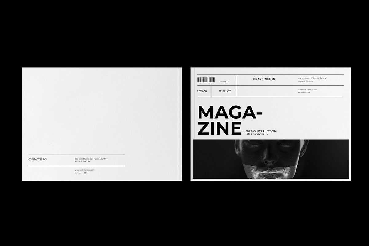 Magazine Template Landscape, a Magazine Template by DesignCrest (Photo 10 of 14)