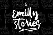 Emilly Stories, a Script Font by Atj.std (Thumbnail 1 of 7)