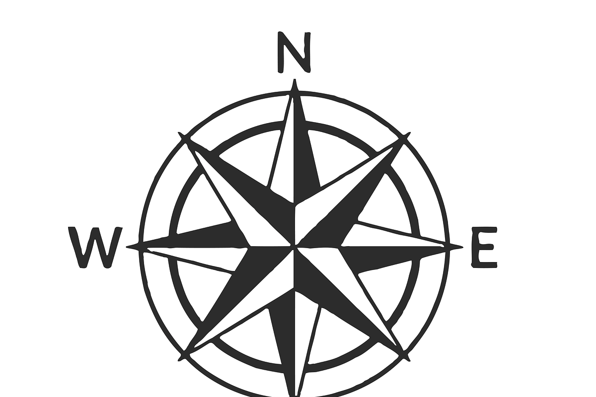 Elegant Compass Design Icon, an Object Illustration by CarWrap design (Photo 1 of 3)