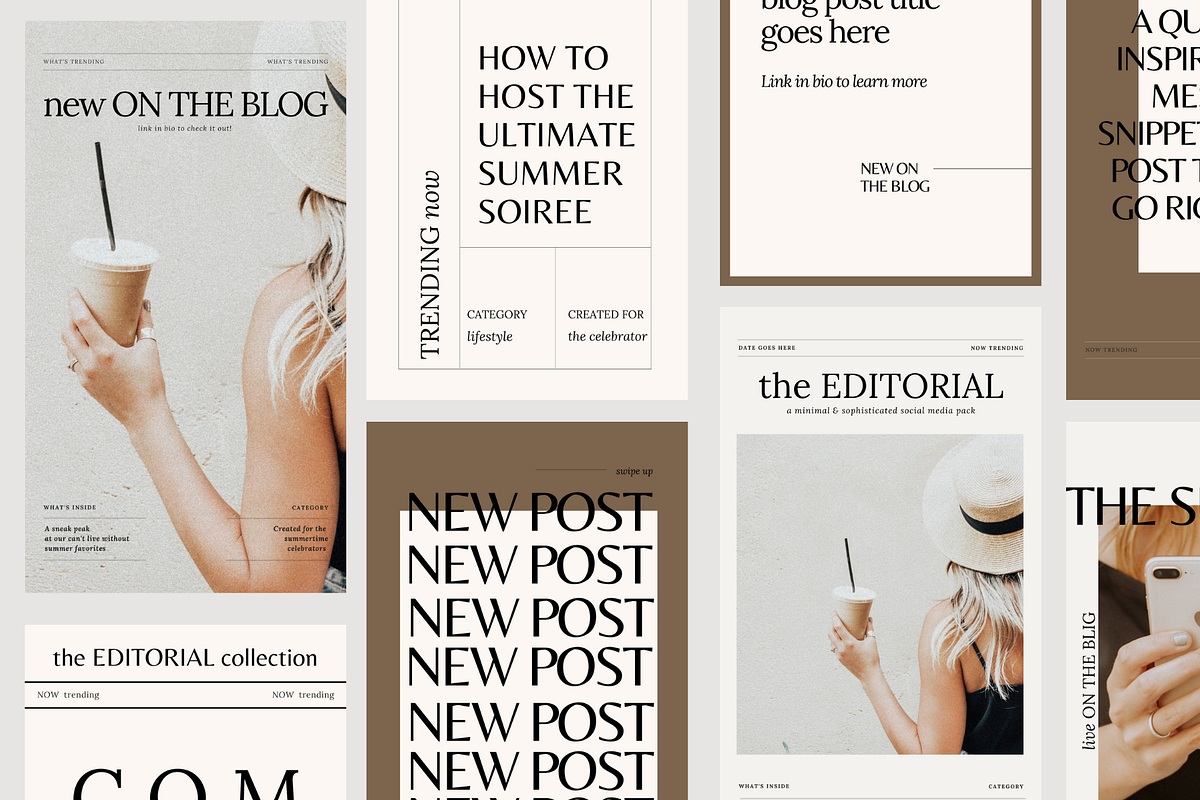 Editorial Instagram Template, a Device Mockup by Le Maison Bohem (Photo 9 of 11)