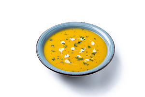 Creamy pumpkin soup., a Food & Drink Photo by etorres69