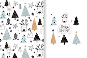 Scandinavian Christmas elements, an Animal Illustration by Letto studio (Thumbnail 6 of 8)