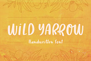 Wild Yarrow | A handwriting font, a Font by Jelligun (Thumbnail 1 of 8)
