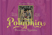 Polyphia - Decorative Font, a Blackletter Font by TypeClassHeroes (Thumbnail 1 of 10)