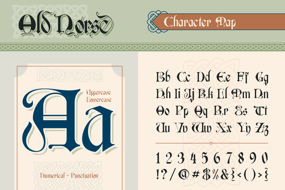 Old Norse, a Serif Font by Burntilldead (Photo 2 of 12)