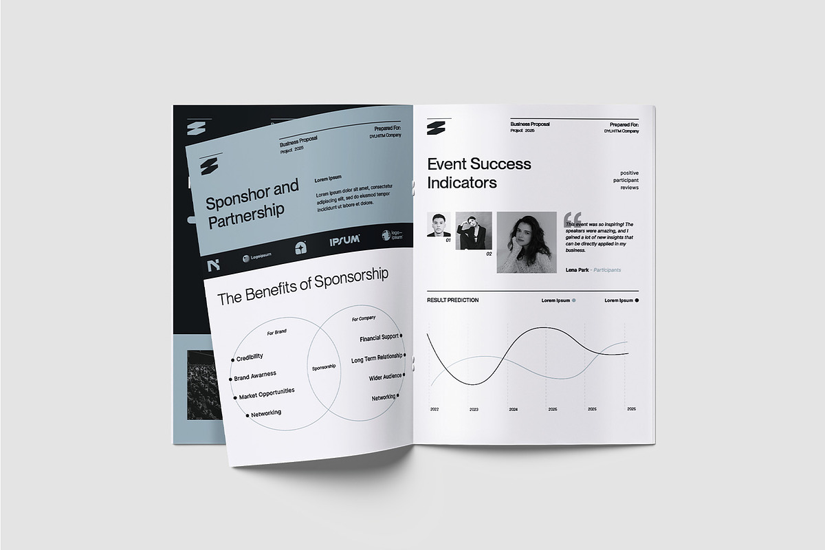 Project Business Proposal Template, a Brochure Template by TMint Play (Photo 4 of 8)