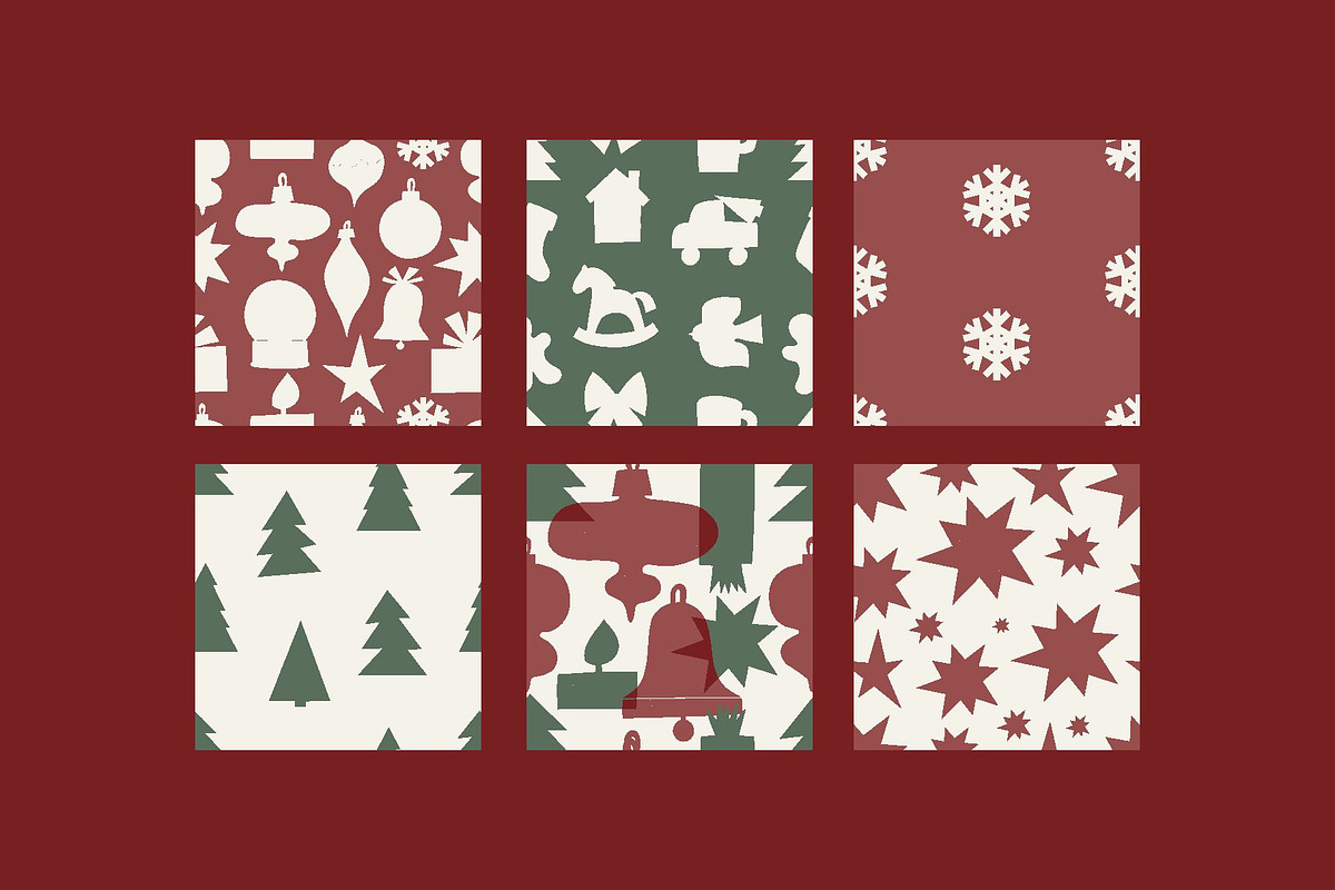 Vintage Christmas Clipart, a Decorative Illustration by Barkova Nadya (Photo 4 of 9)