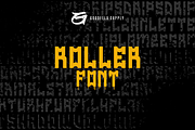 Roller Font, a Font by Goodfela Supply (Thumbnail 1 of 7)