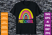 Preschool kindergarten rainbow SVG, an Education Illustration by Vignette.IT (Thumbnail 3 of 3)