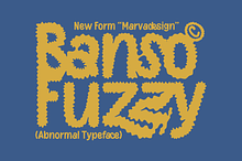 Banso Fuzzy Font
