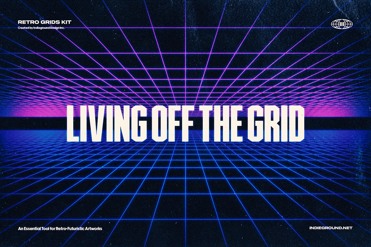 Retro Grids, an Object Graphic by Indieground Design Inc. (Photo 9 of 17)