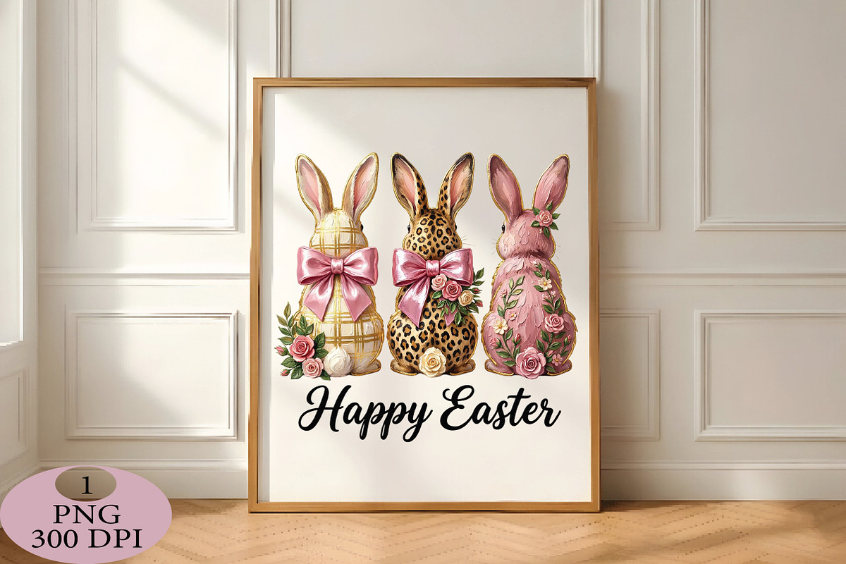 Brush Stroke Happy Easter PNG, an Illustration by Daily.Designs (Photo 4 of 5)
