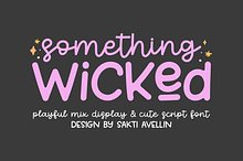 Something Wicked - Playful Mix Font