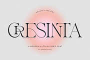 Cresinta – Modern & Stylish Serif, a Serif Font by BrandSemut (Thumbnail 1 of 10)