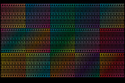 Aztec Gradient Night 16 Patterns, a Pattern Graphic by Pip Sweet (Thumbnail 2 of 3)