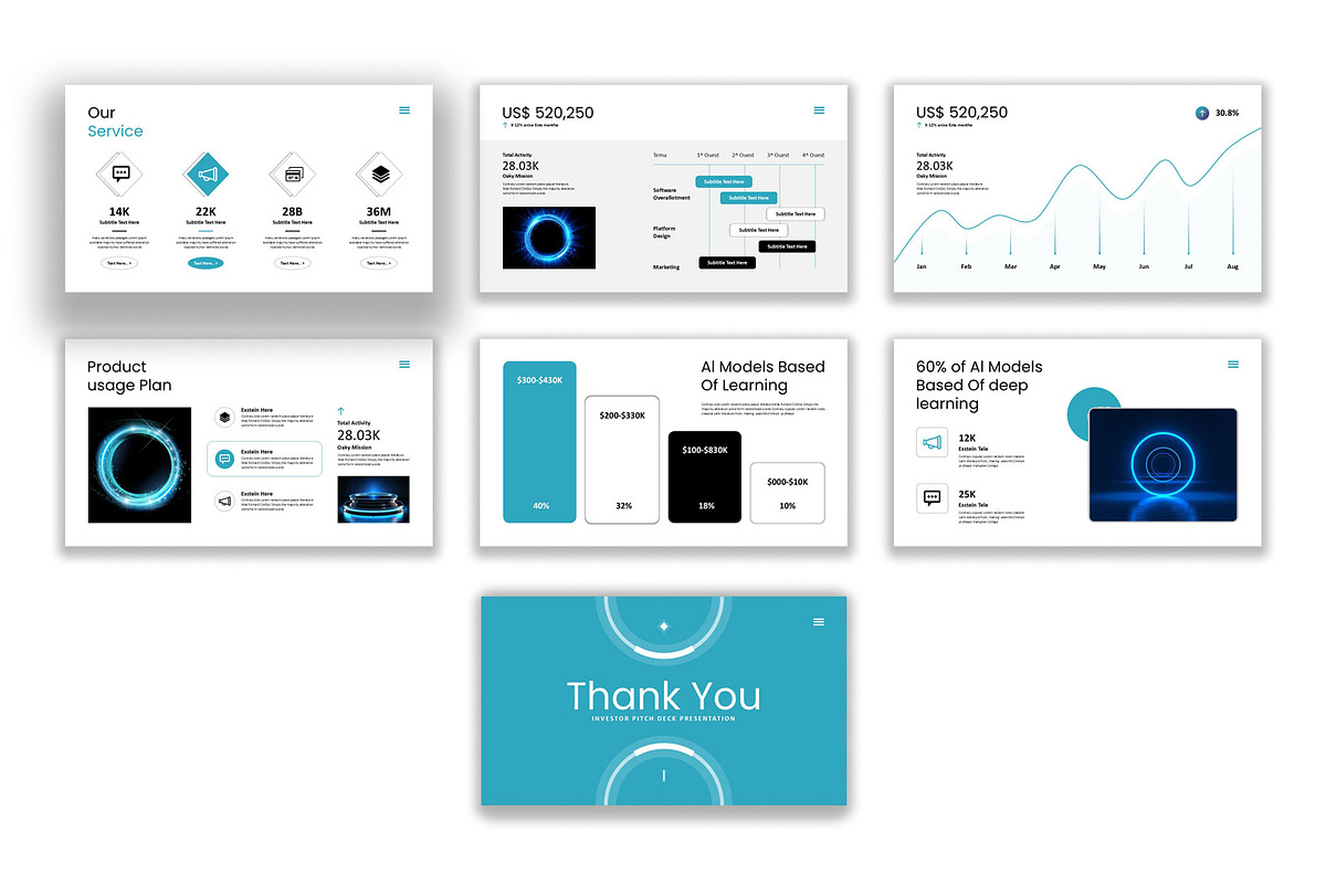 Investor Pitch Deck Presentation, a Templates & Theme by Pradaxa (Photo 3 of 7)