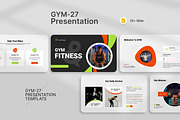 Gym & Fitness Presentation Template, a Presentation Template by KreateTribe (Thumbnail 4 of 5)