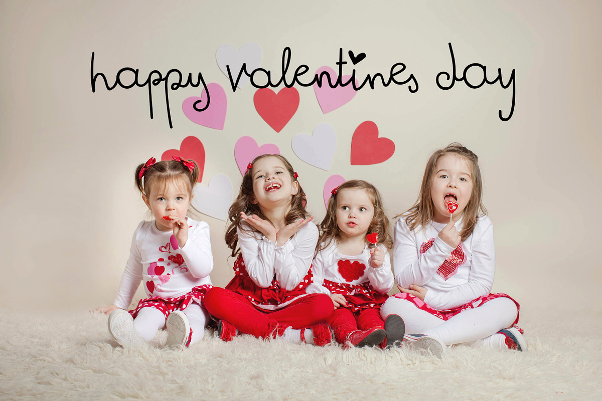 Valentines Word Overlays preview 3