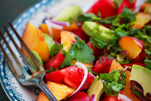 Fresh spring salad, a Food & Drink Photo by Kate S