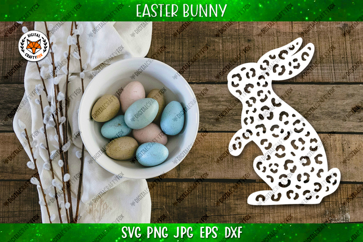 Easter Bunny Collection,Floral Bunny, an Animal Illustration by Digital_Craftyfox (Photo 12 of 20)