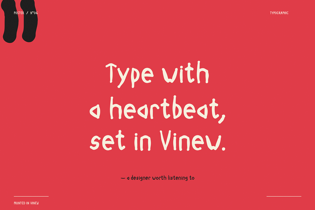 Vinew - Handwritten Display Typeface, a Handwritten Font by Lettra Studio (Photo 5 of 17)