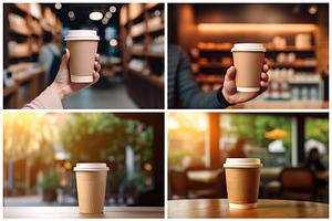 16 Takeaway Coffee Cup Backgrounds