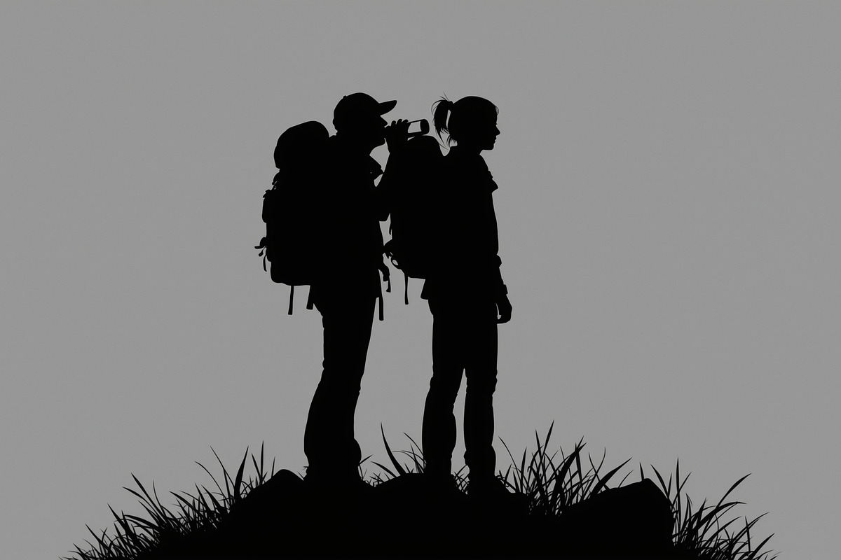 Hiker and Mountain Bundle, an Illustration by Creativeshirt (Photo 13 of 21)