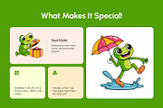 Bundle of Frog Vector Icons, an Emoji Icon by Creative Stall (Thumbnail 2 of 12)