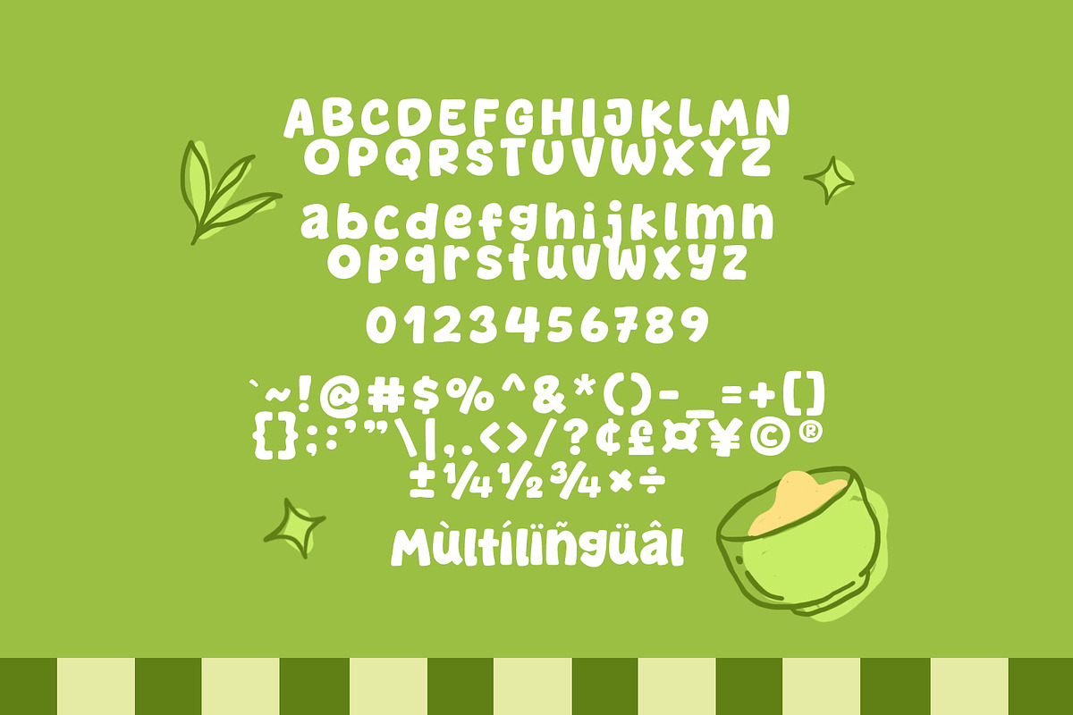 Matcha Squishy - A Fun & Cozy Font, a Handwritten Font by khurasan (Photo 6 of 6)