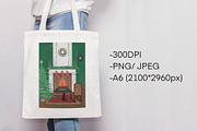 Cozy Christmas, an Illustration by Volha (Thumbnail 4 of 4)