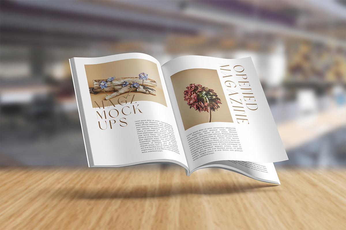 A4 Magazine Mockup, a Books & Magazine Mockup by graphicpages (Photo 8 of 17)